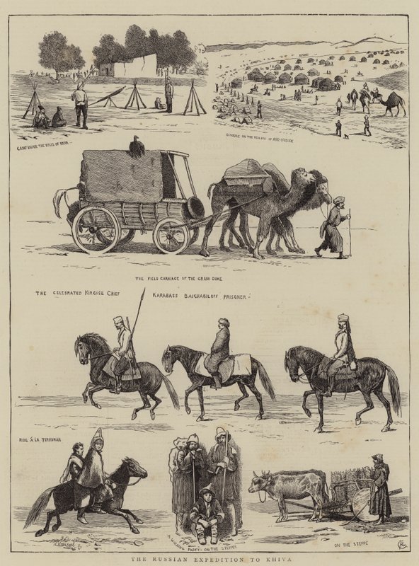 Venäjän tutkimusmatka Khivaan tekijältä Alfred Chantrey Corbould