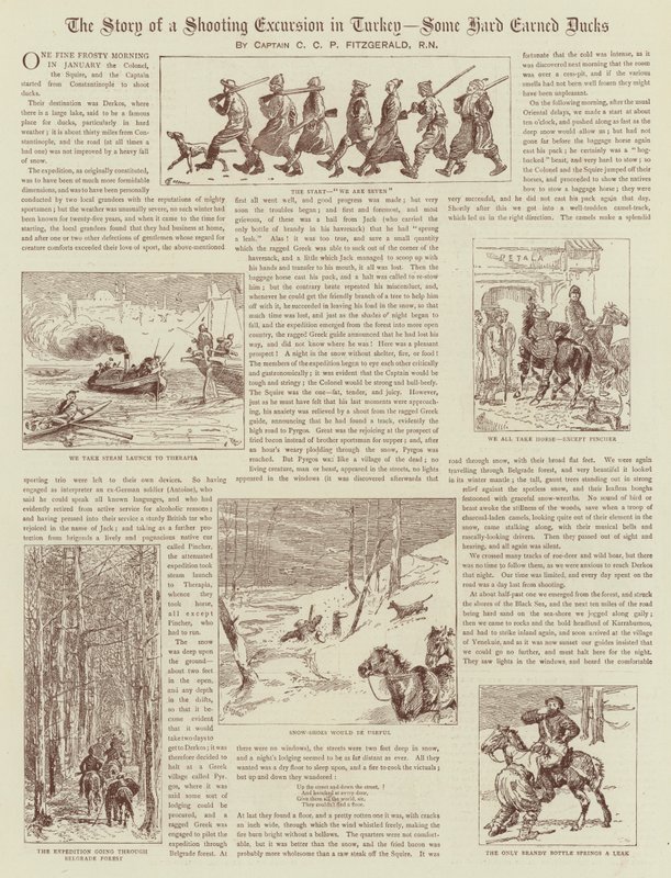 Tarina ammuntamatkasta Turkissa tekijältä Alfred Chantrey Corbould