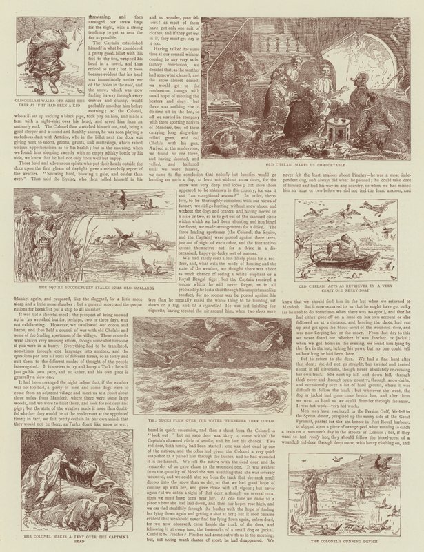 Tarina ammuntamatkasta Turkissa tekijältä Alfred Chantrey Corbould