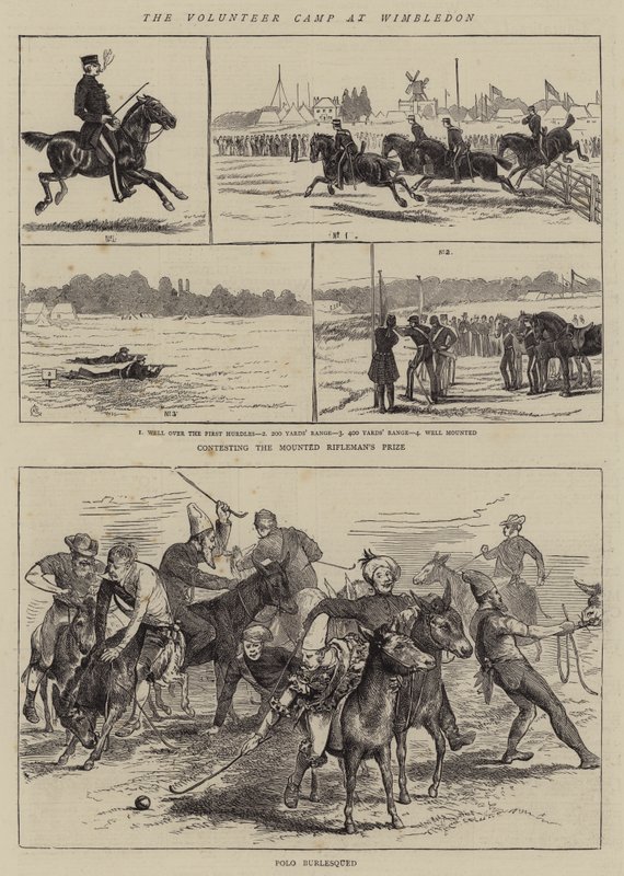 Vapaaehtoisten leiri Wimbledonissa tekijältä Alfred Chantrey Corbould