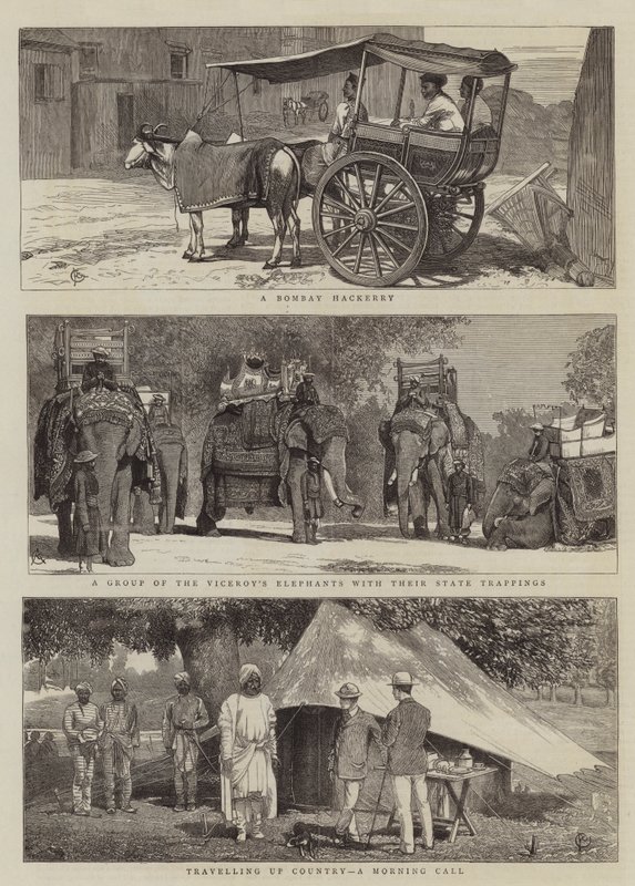 Näkymät Intiassa tekijältä Alfred Chantrey Corbould