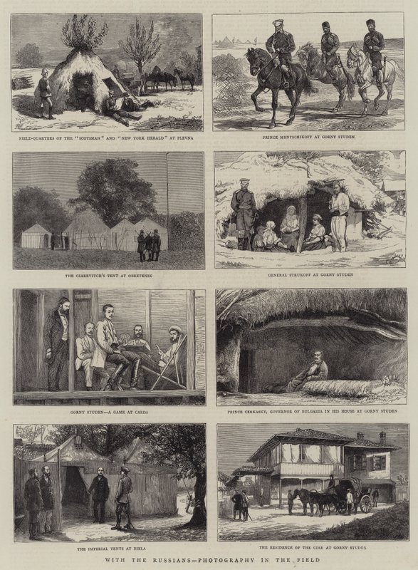 Venäläisten kanssa Valokuvaus kentällä tekijältä Alfred Chantrey Corbould