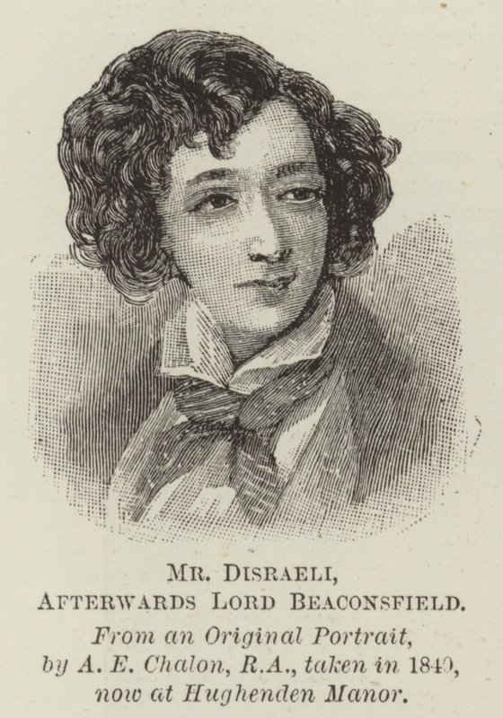 Herra Disraeli, sittemmin lordi Beaconsfield. tekijältä Alfred Edward Chalon