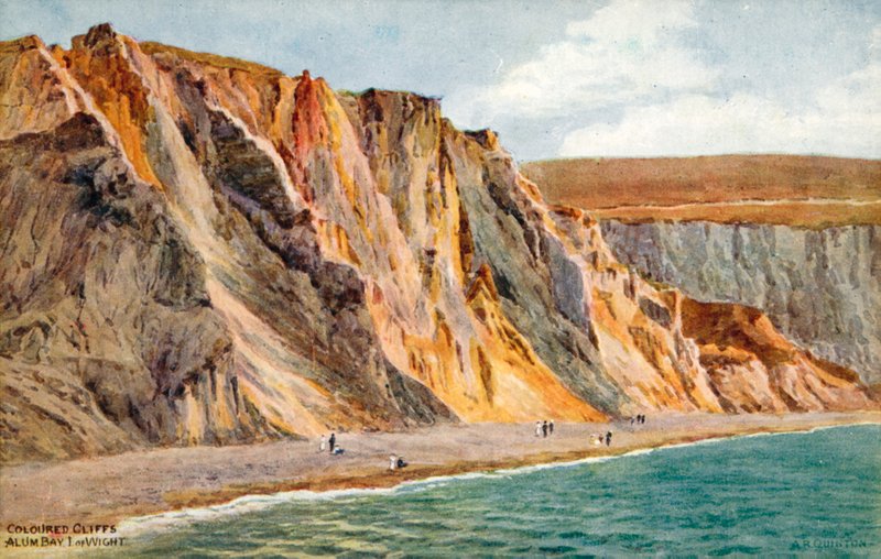 Colored Cliffs, Alum Bay, Isle of Wight tekijältä Alfred Robert Quinton