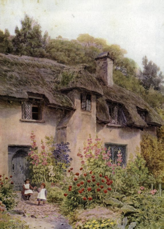 Mökkipuutarha, Selworthy, Somerset tekijältä Alfred Robert Quinton