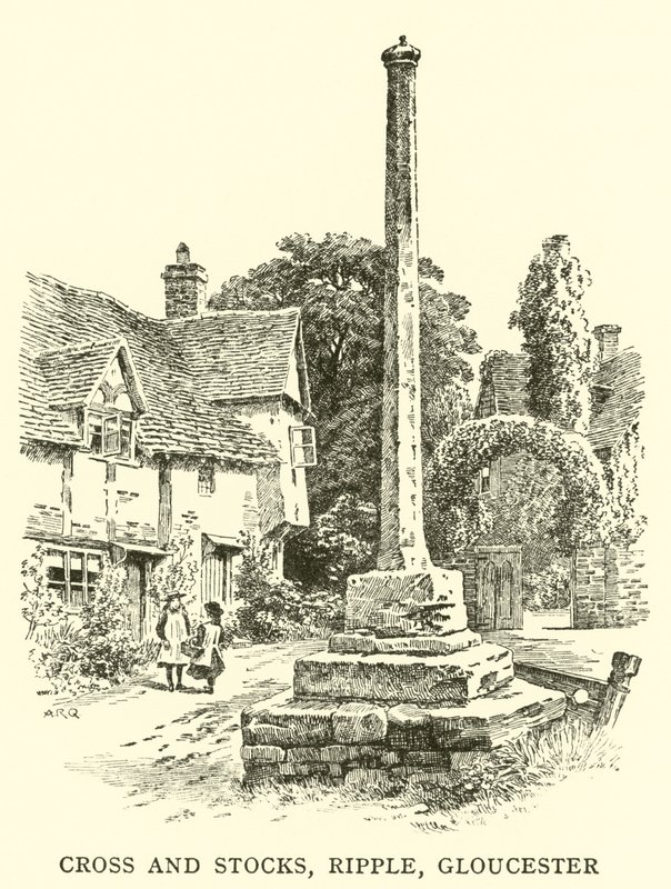 Cross and Stocks, Ripple, Gloucester tekijältä Alfred Robert Quinton