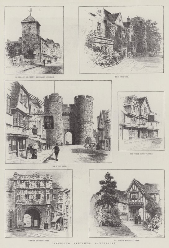 Rambling Sketches, Canterbury tekijältä Alfred Robert Quinton