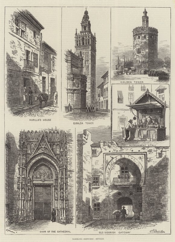 Rambling Sketches, Sevilla tekijältä Alfred Robert Quinton