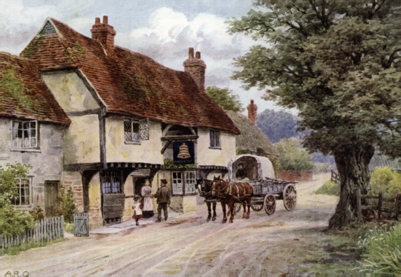 The Bell Inn, Waltham St Lawrence, Berkshire tekijältä Alfred Robert Quinton