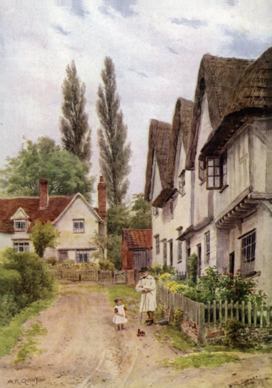 The Three Gables, Kersey, Suffolk tekijältä Alfred Robert Quinton