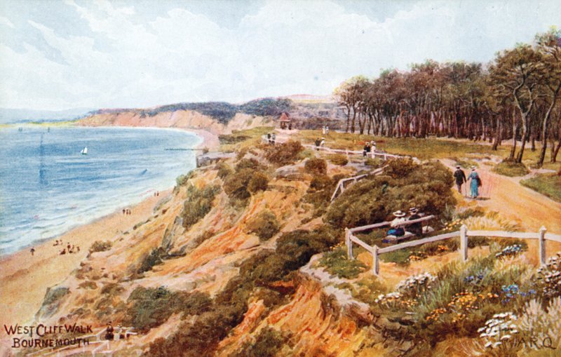 West Cliff Walk, Bournemouth tekijältä Alfred Robert Quinton