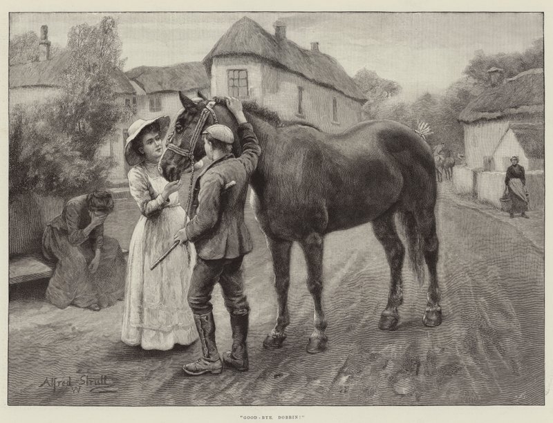 Hyvästi, Dobbin! tekijältä William Strutt