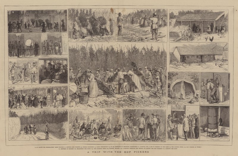 Matka humalanpoimijoiden kanssa tekijältä Alfred Chantrey Corbould