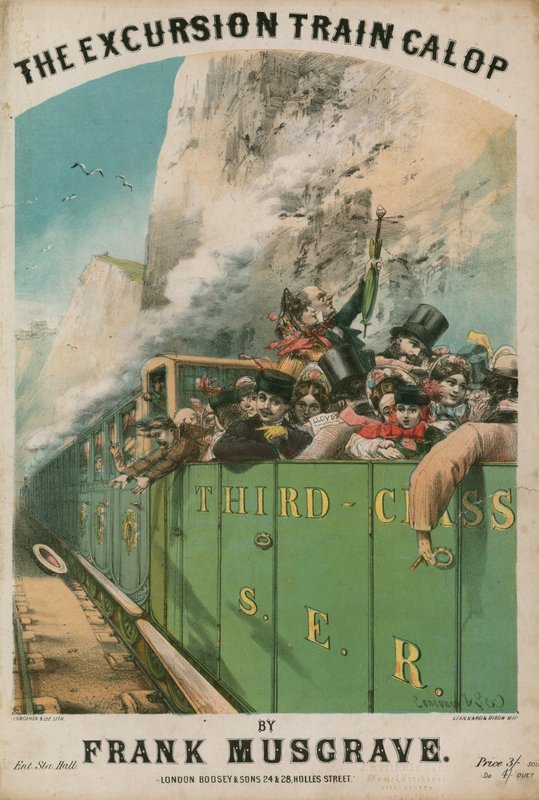 Musiikki: Frank Musgraven The Excursion Train Galop tekijältä Alfred Concanen