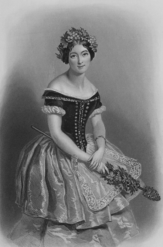 Carlotta Grisi, La Giselle (kaiverrus) tekijältä Alfred Edward (after) Chalon