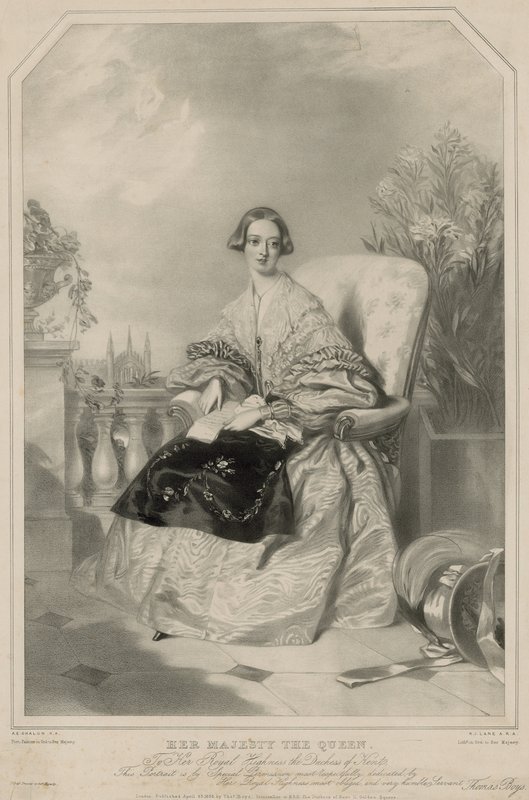 Kuningatar Victoria tekijältä Alfred Edward Chalon