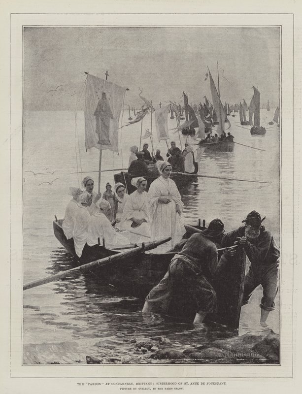 Armahdus Concarneaussa, Bretagnessa, St Anne de Fouesnantin sisarkunta tekijältä Alfred Guillou