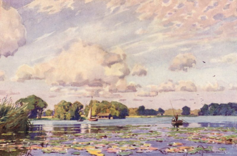 Barton Broad, Norfolk tekijältä Alfred Heaton Cooper