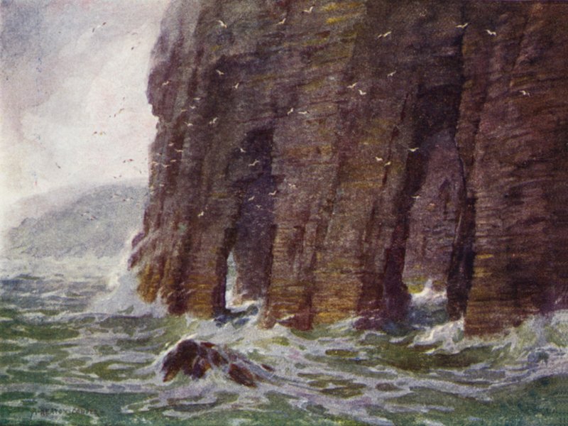 Cathedral Cliffs, Achill Island tekijältä Alfred Heaton Cooper