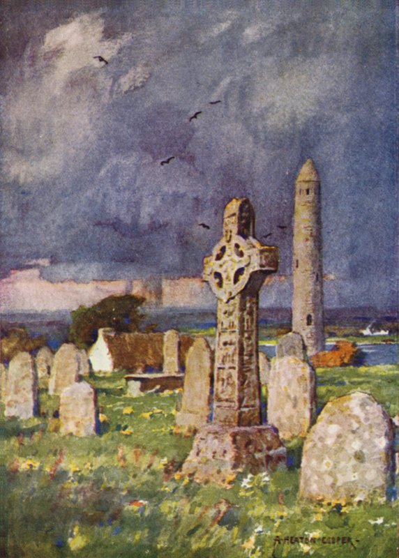 Clonmacnoise, Roscommonin kreivikunta tekijältä Alfred Heaton Cooper