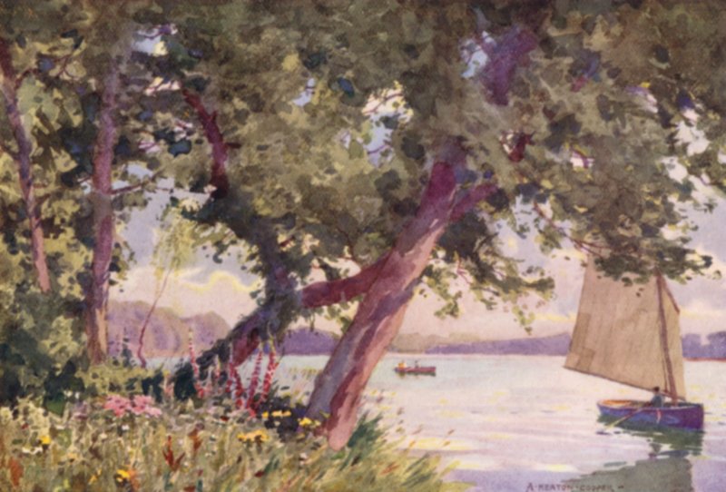 Fritton Lake, Suffolk, Kesäaamu tekijältä Alfred Heaton Cooper