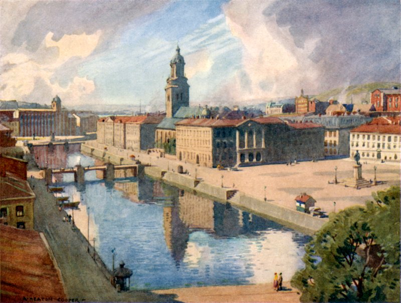 Göteborg, kaupunki tekijältä Alfred Heaton Cooper