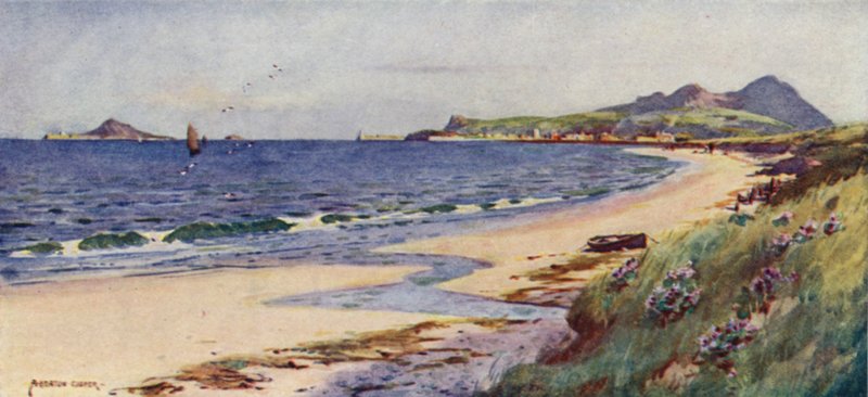 Hill of Howth ja Irelands Eye tekijältä Alfred Heaton Cooper
