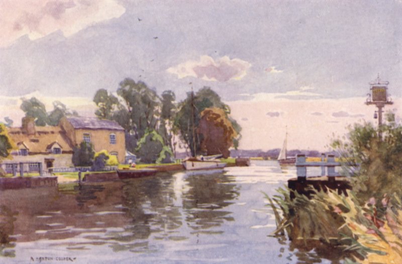 Horning Ferry, Bure, Norfolk tekijältä Alfred Heaton Cooper