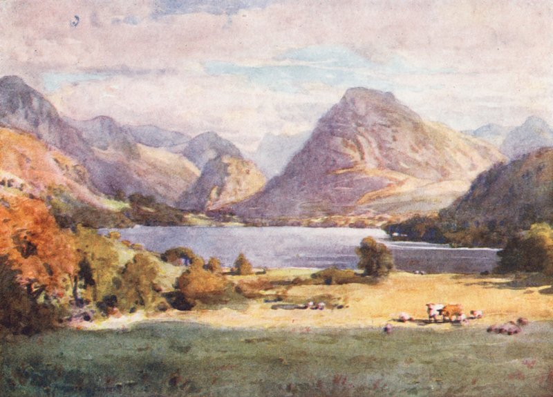 Lake District: Loweswater (värilitro) tekijältä Alfred Heaton Cooper