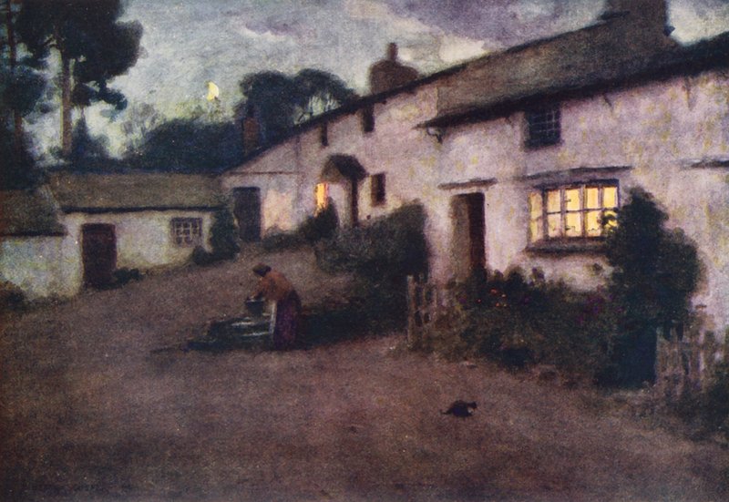 Lake District: Coniston (värilitro). tekijältä Alfred Heaton Cooper