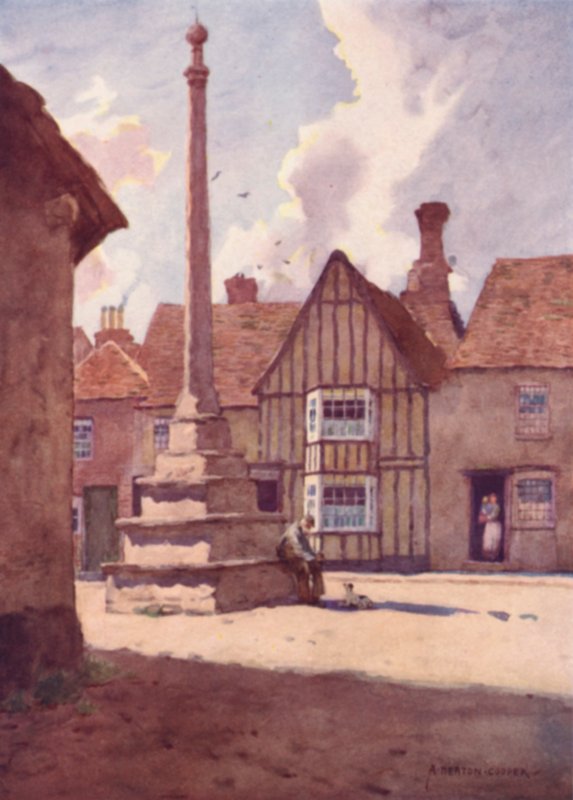 Lavenham Market Cross, Suffolk tekijältä Alfred Heaton Cooper