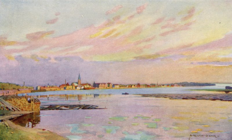 Luulaja, Lappi, rautamalmin vientisatama tekijältä Alfred Heaton Cooper