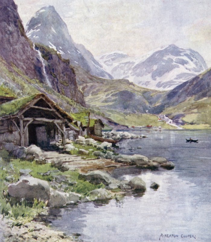 Meraak, Geiranger Fjord tekijältä Alfred Heaton Cooper