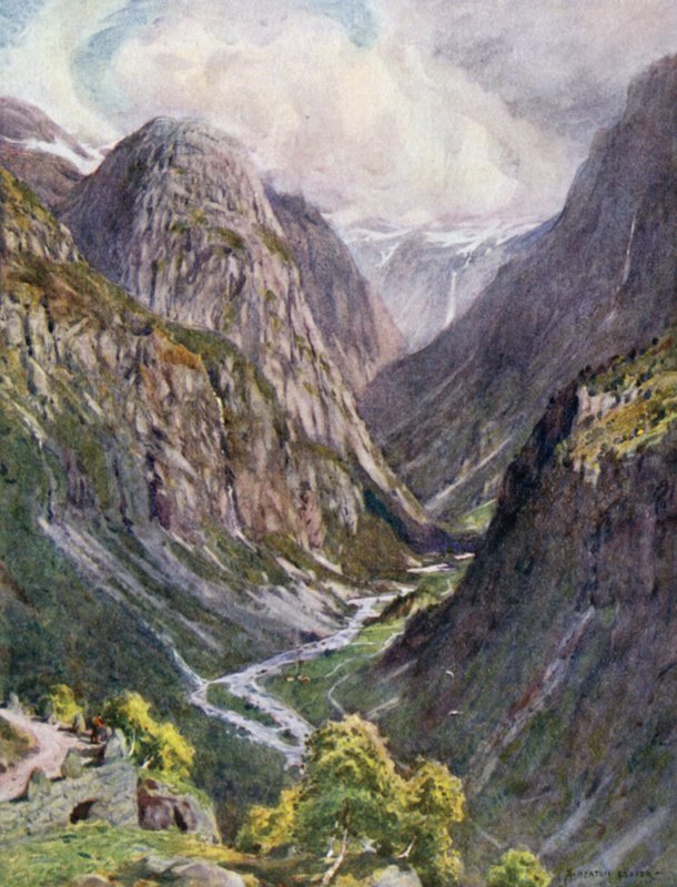 Naerdal, Stalheimista, Sogne Fjordista tekijältä Alfred Heaton Cooper
