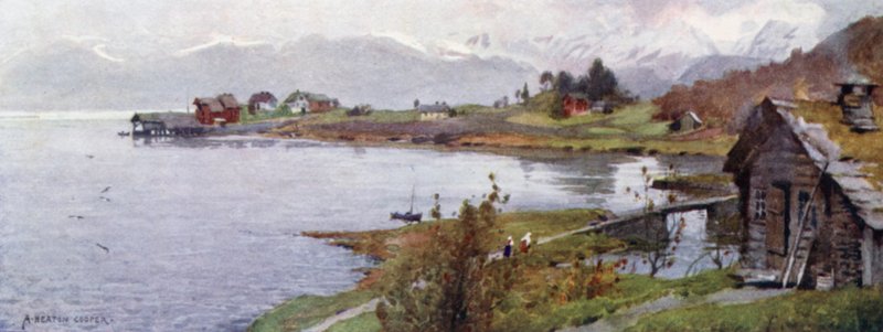 Ostenso, Hardanger Fjord tekijältä Alfred Heaton Cooper