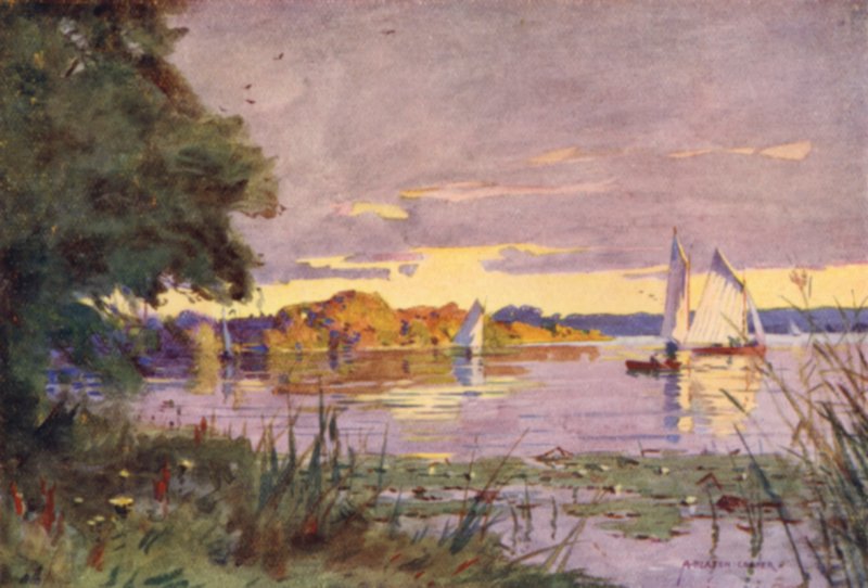 Oulton Broad, Suffolk tekijältä Alfred Heaton Cooper