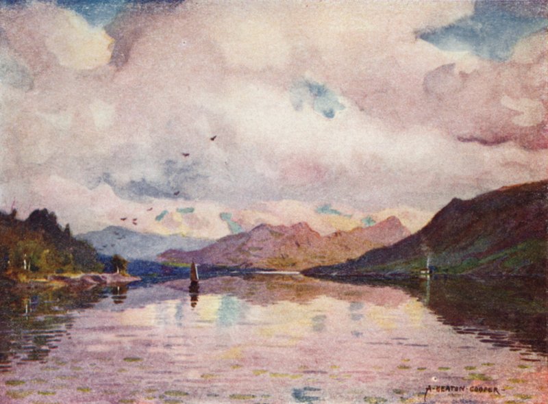 Heijastuksia, Kylemore Lough tekijältä Alfred Heaton Cooper