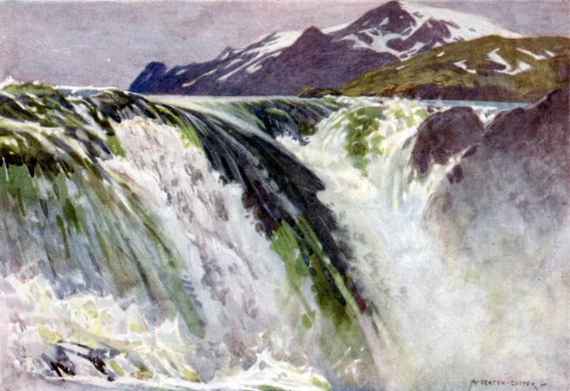 Suuren järven putoukset, Saltoluokta tekijältä Alfred Heaton Cooper