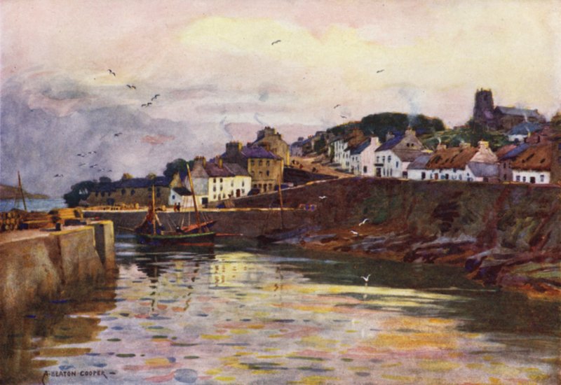Harbour, Roundstone, Galwayn kreivikunta tekijältä Alfred Heaton Cooper