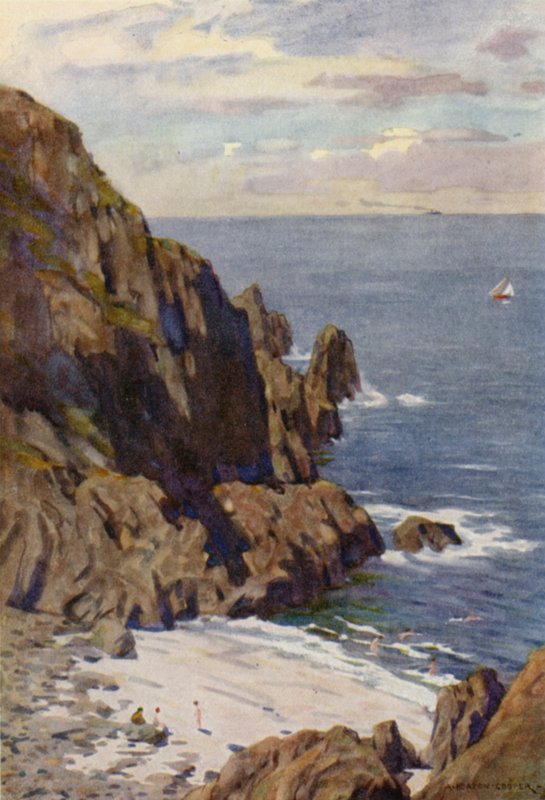 Kullen Rocks, Molle, Kattegattissa tekijältä Alfred Heaton Cooper