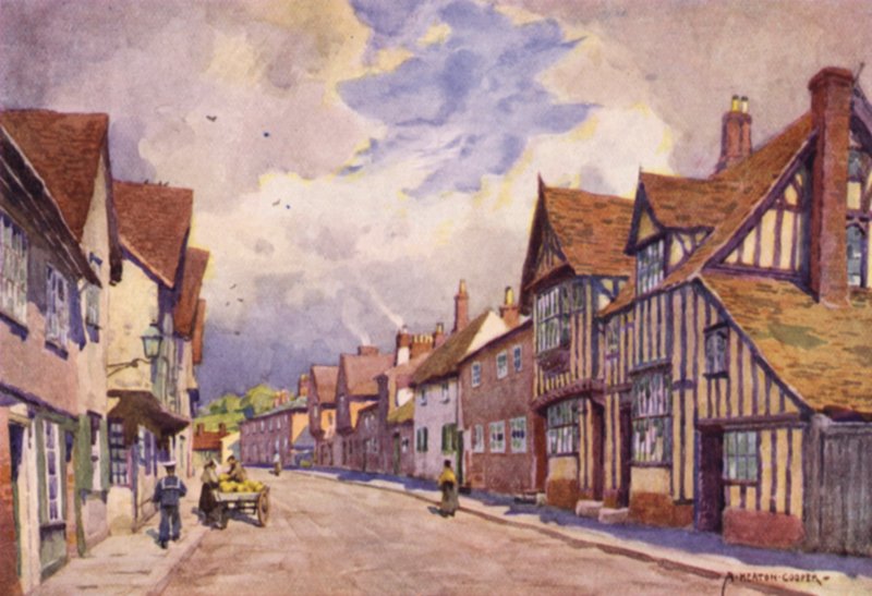 Old Moot Hall, Sudbury, Suffolk tekijältä Alfred Heaton Cooper