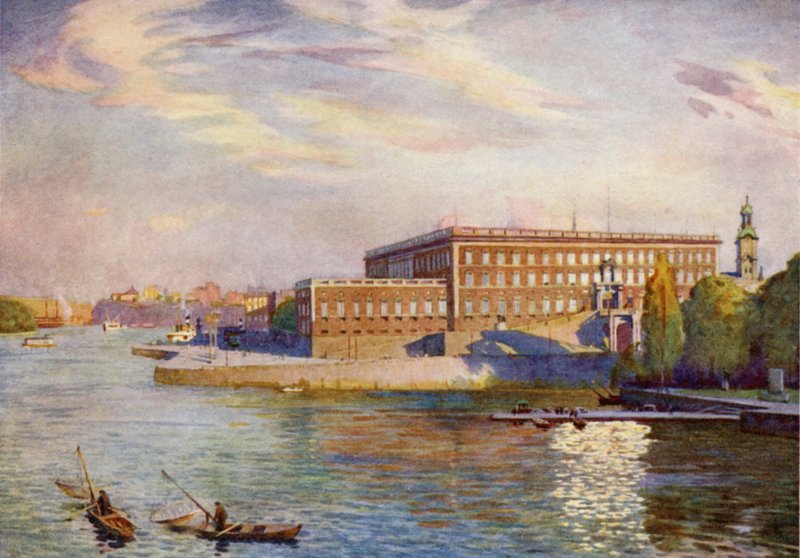 Kuninkaanlinna, Tukholma tekijältä Alfred Heaton Cooper