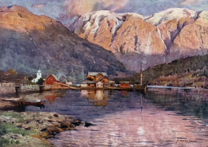 Ulvik, Hardanger Fjord tekijältä Alfred Heaton Cooper