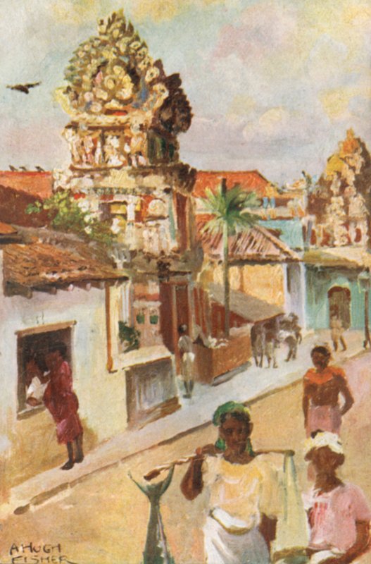 Hindutemppelit, Colombo tekijältä Alfred Hugh Fisher