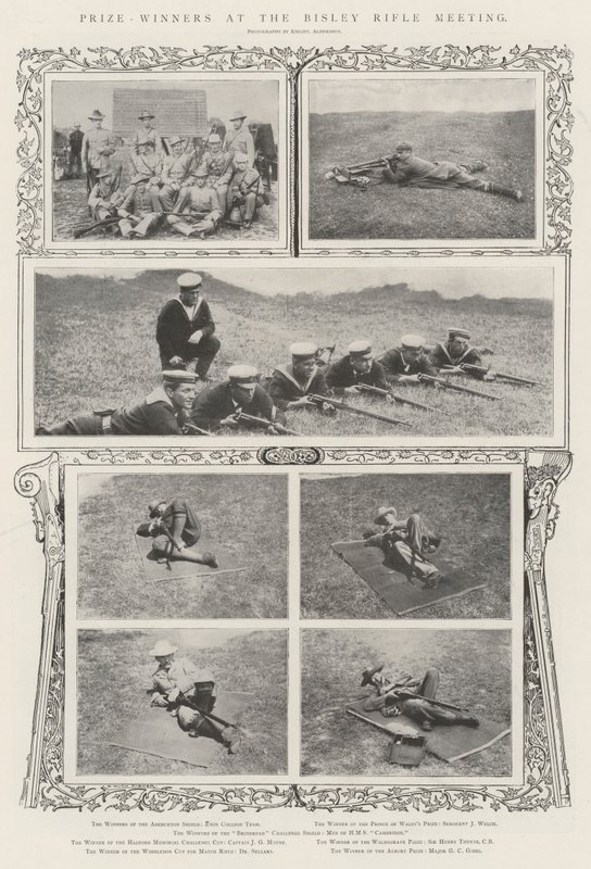 Bisley Rifle Meetingin palkinnon voittajat tekijältä Alfred Hugh Fisher