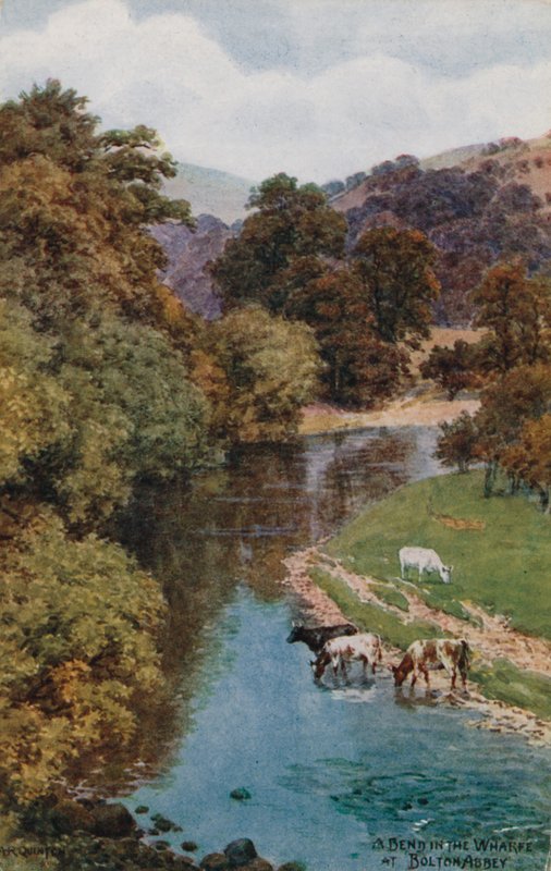 Bolton Abbeyn laiturin mutka tekijältä Alfred Robert Quinton