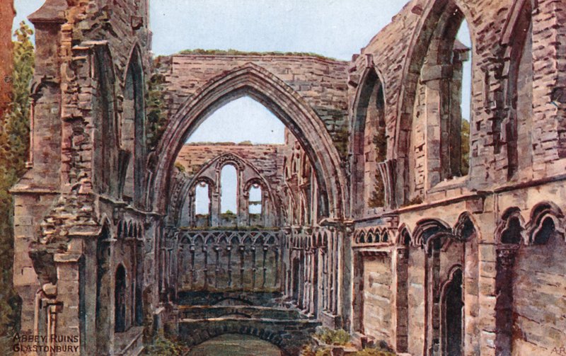 Luostarin rauniot, Glastonbury tekijältä Alfred Robert Quinton