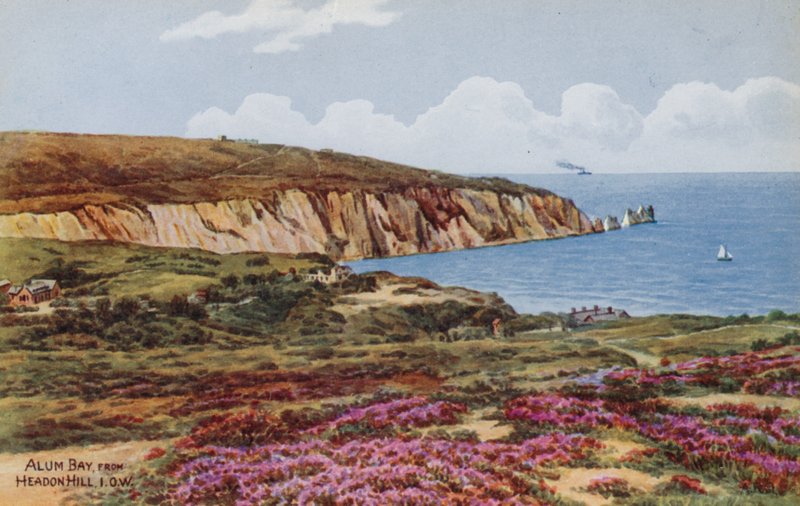 Alum Bay, Headon Hill, IOW tekijältä Alfred Robert Quinton