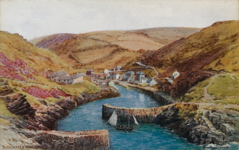 Boscastle, satama tekijältä Alfred Robert Quinton