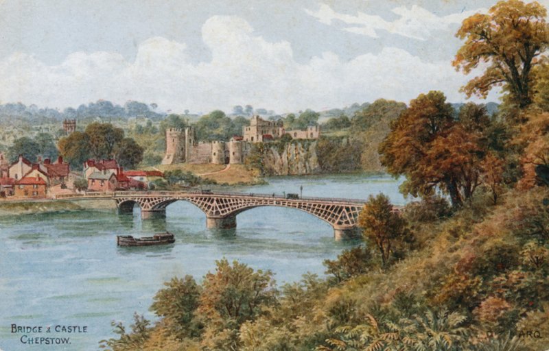 Silta ja linna, Chepstow tekijältä Alfred Robert Quinton
